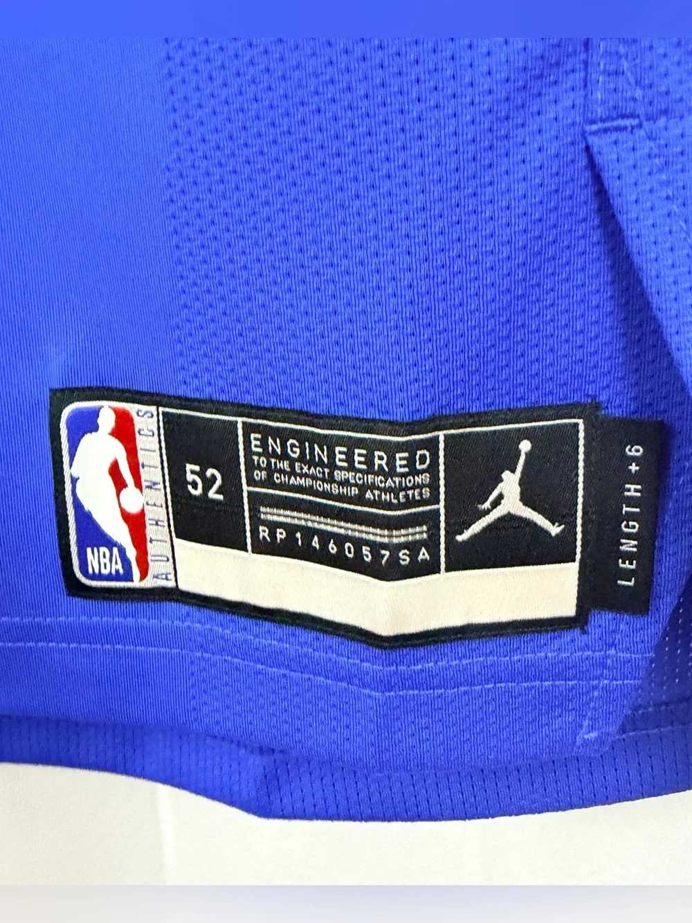 Orlando Magic Unisex Authentic Blank Blue Nike Stitched Jersey XL 52/6 NWT